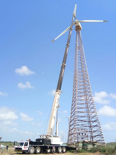 Hydraulic crane, Heavy duty crane, Dahod, Gujarat