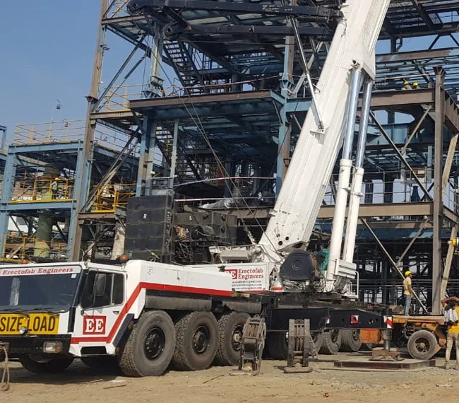 Truck mounted crane India